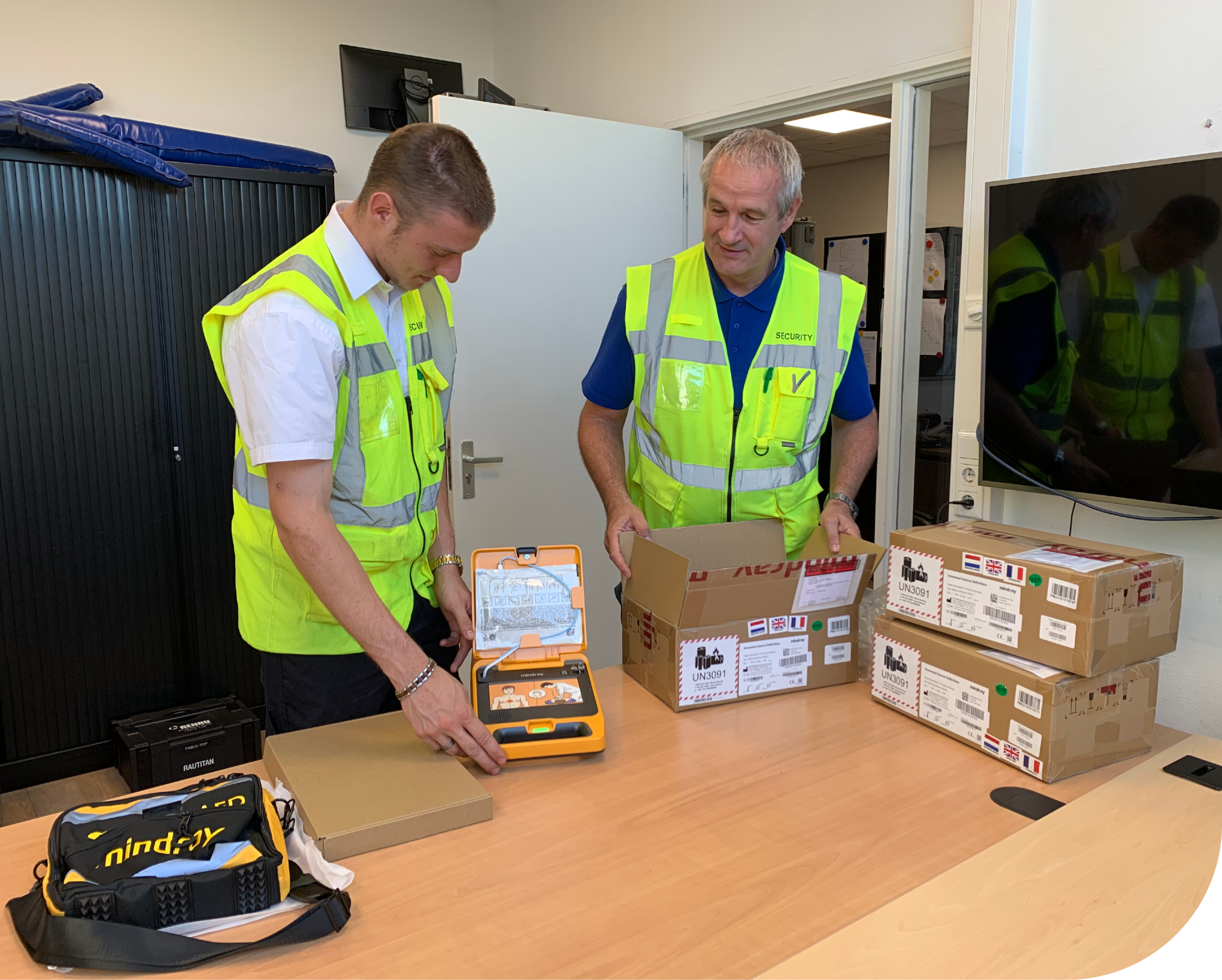 AEDs for the workplace and the Roparun